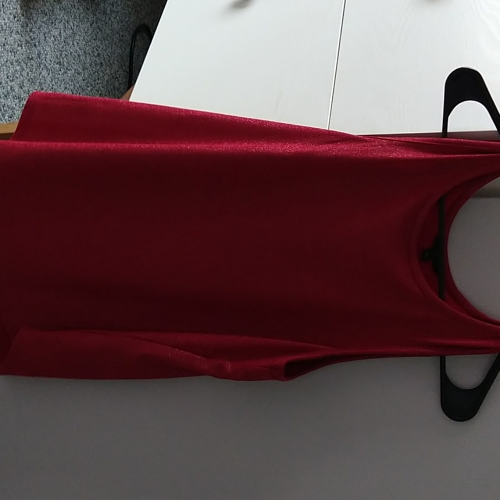 Red banana Republic baby doll dress